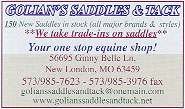 Golians Saddles and Tack