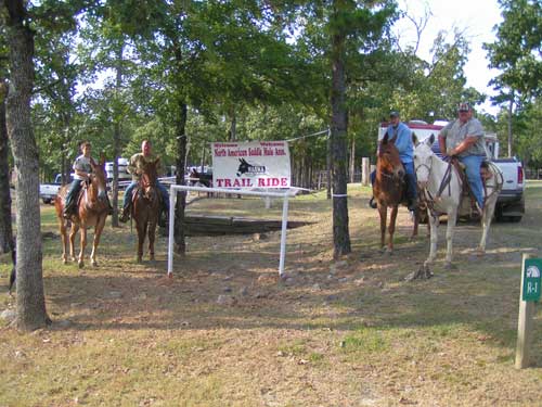 From left to right was Hunter and Randy Armstrong from Stroud, Oklahoma, Felix Ford from Cameron, Oklahoma and Ernie Redford from Stroud, Oklahoma.